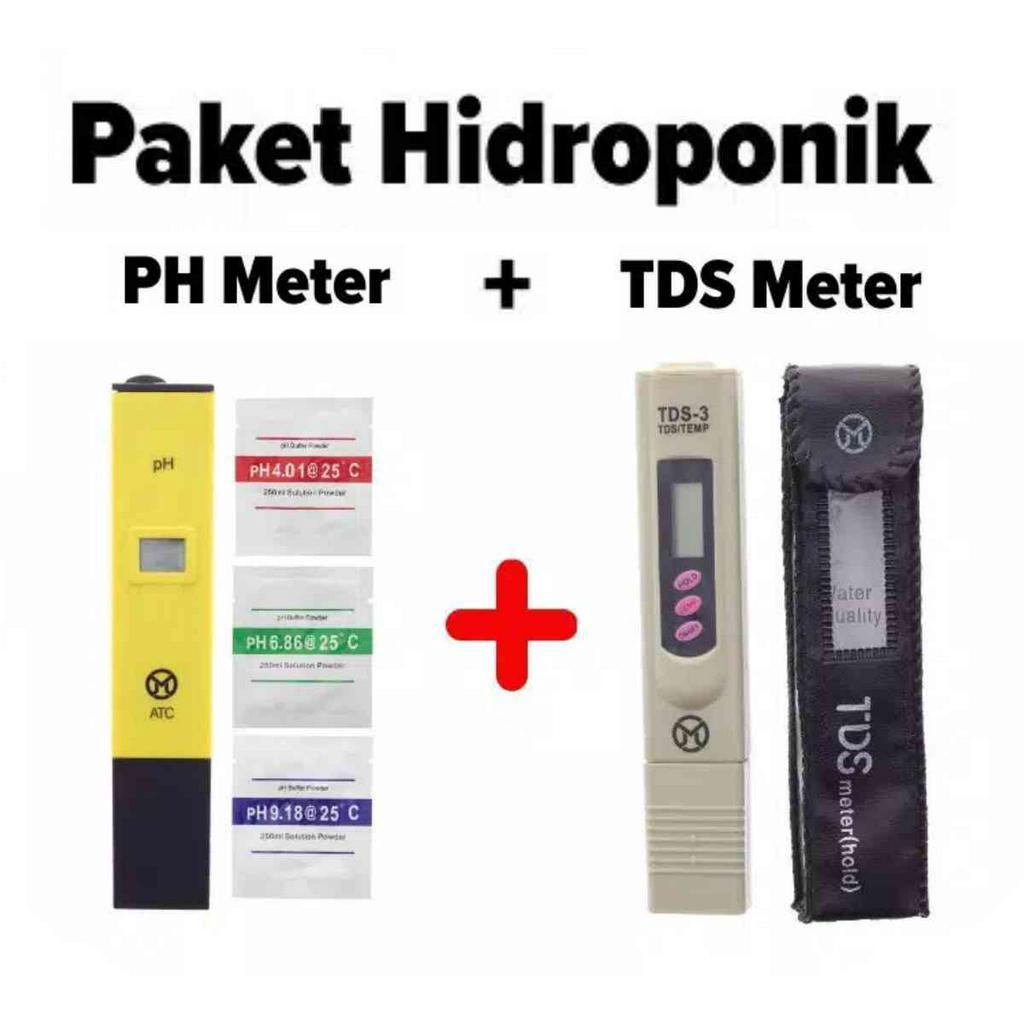 Jual PH Meter Dan TDS Meter Digital Alat Ukur AIR Hidroponik PNP