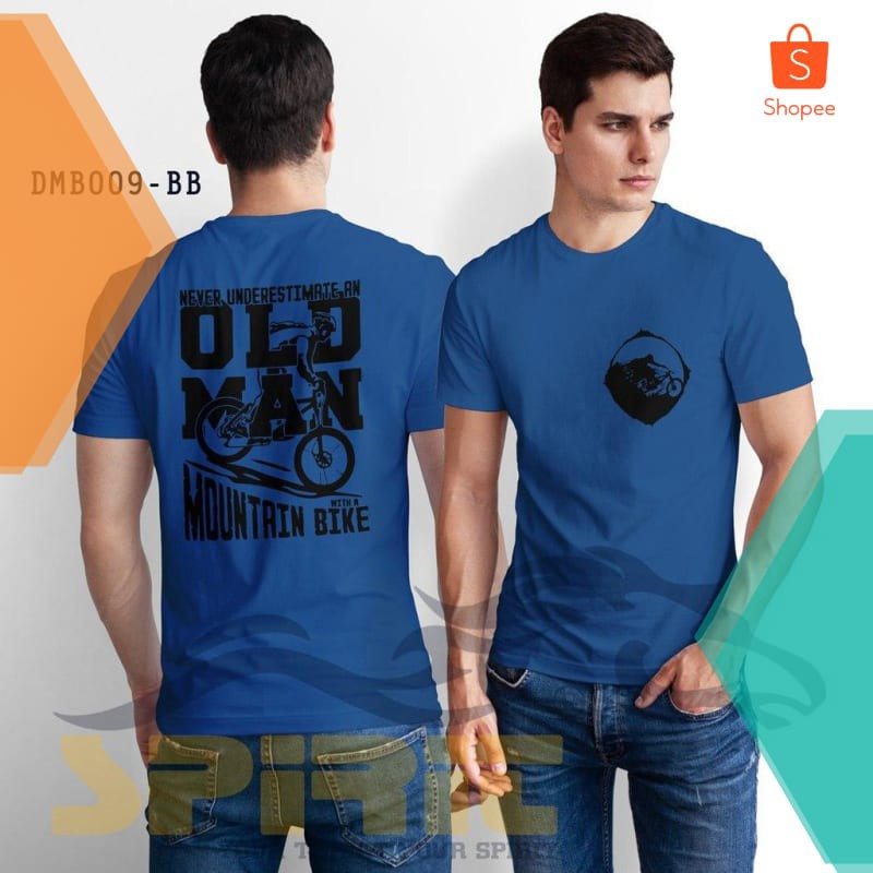 Murah [Bayar Setelah Barang Sampai] Baju Sepedah Gunung Mtb Kaos Sepeda Thriil Pria Jumbo Big Size