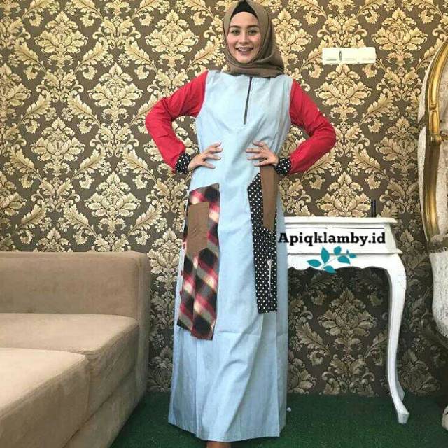 Dress Muslim Katun Vintage