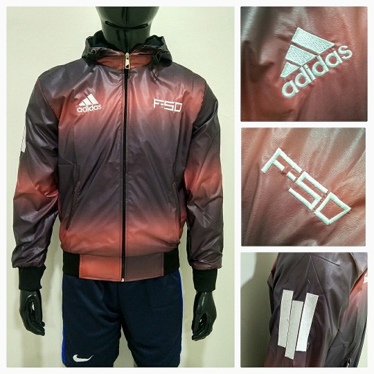 Jaket Parasut Running Adidas F50 Tobrone
