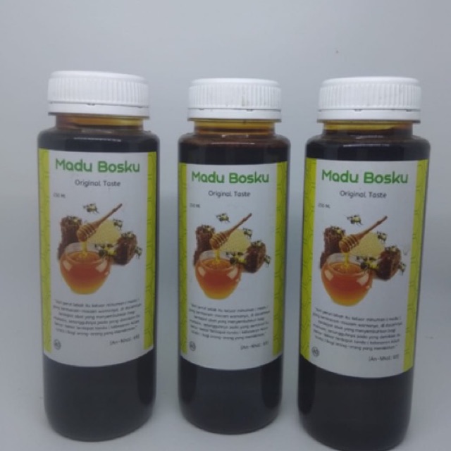 

Madu Asli Bosku Hitam 250 Ml ( Pahit )