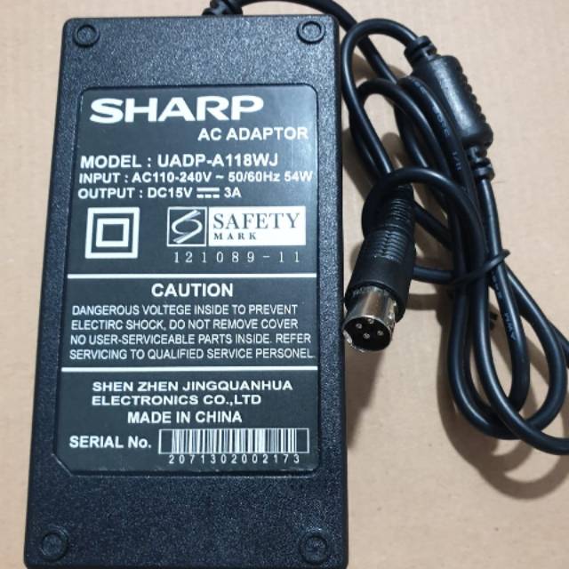 Adaptor TV Sharp Aquos Input 110-240V