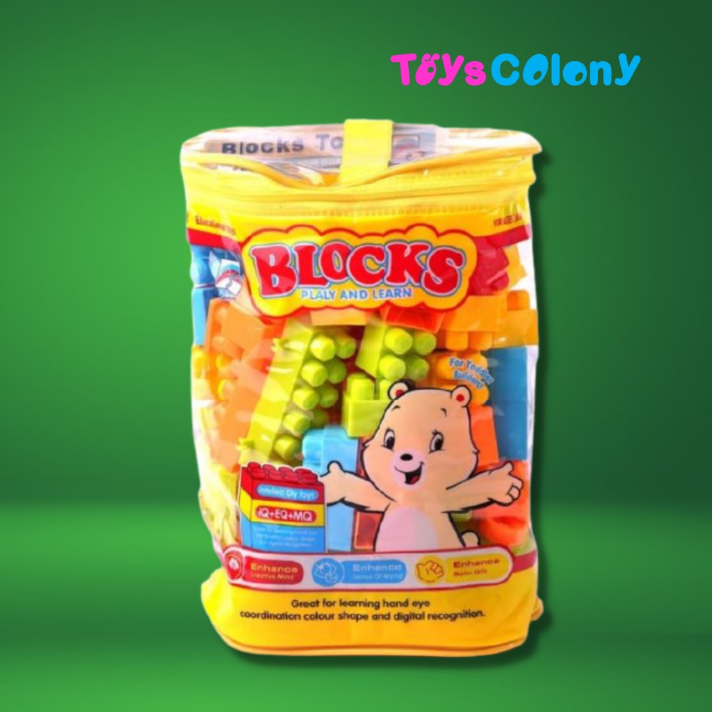 Brick Block Isi 100pcs Dengan Tas 554-88 Bukan Lego