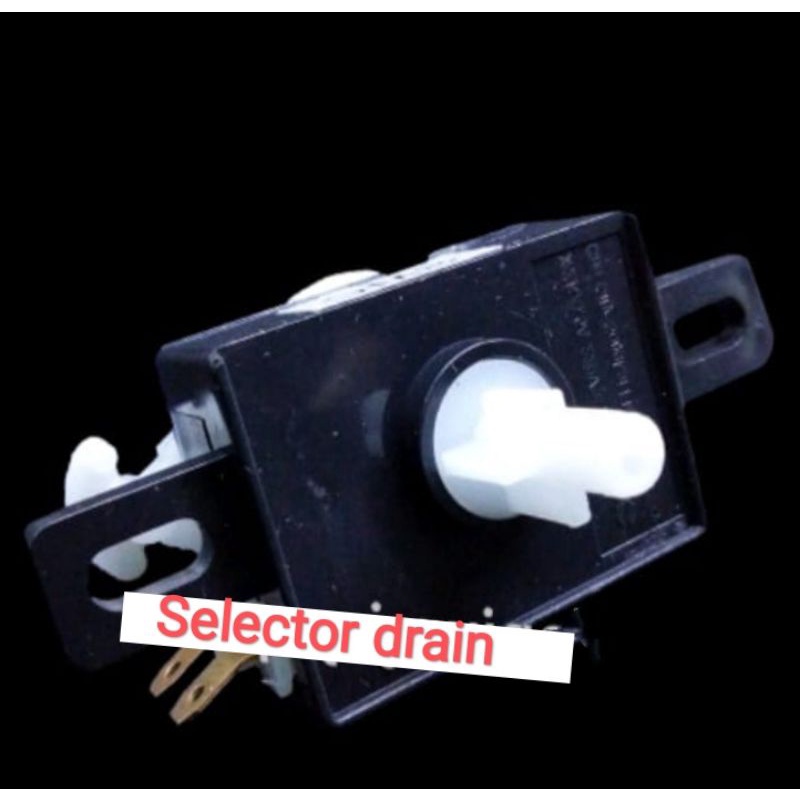 COD Selector Drain Kotak Kecil / Timer Switch Pembuangan Air Mesin Cuci Universal / Tarikan Buangan Selektor