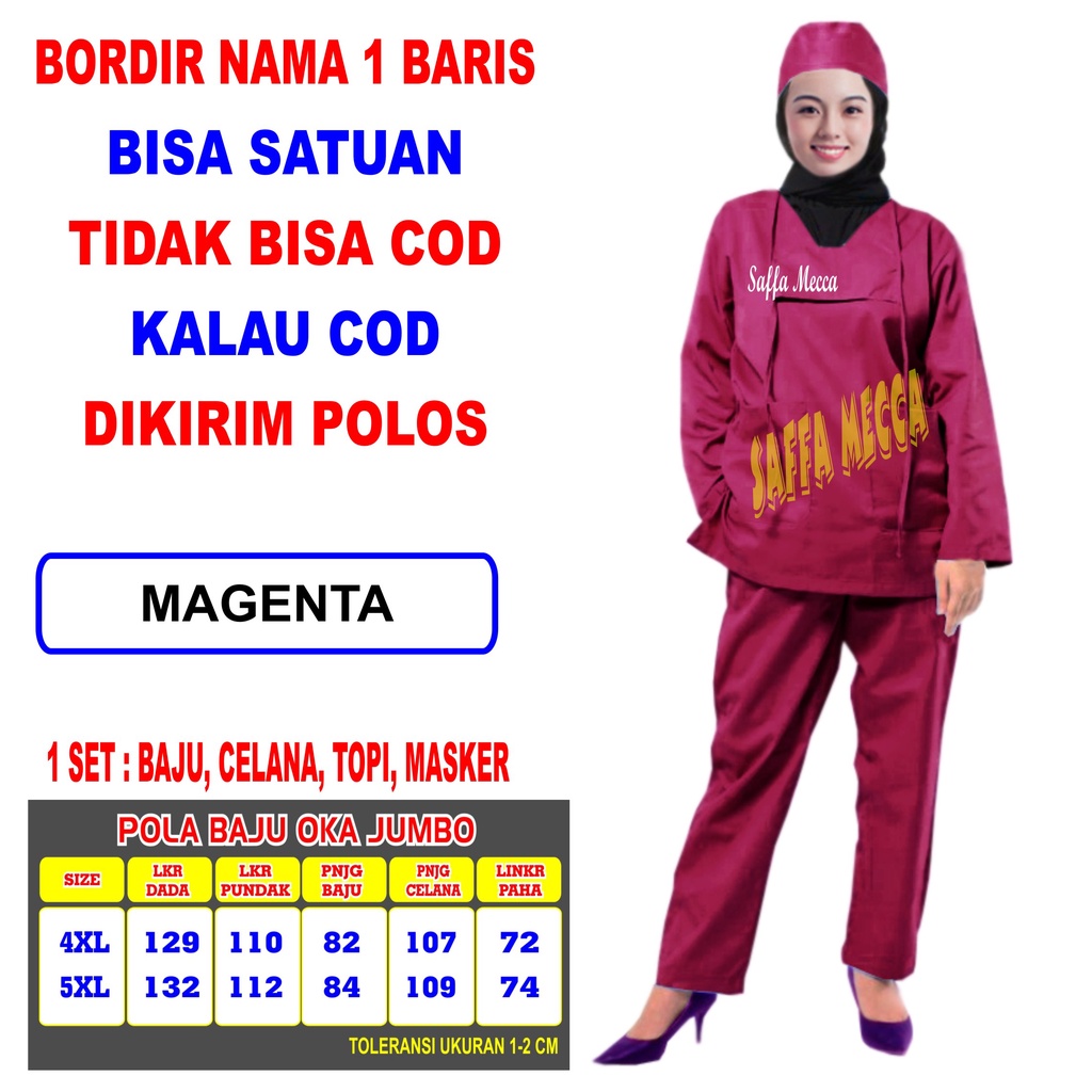 JUMBO BORDIR BAJU OKA  JUMBO BORDIR OKA  LENGAN PANJANG