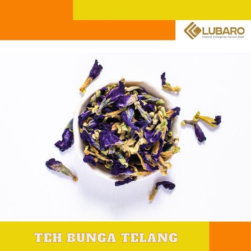 

PROMO|Lubaro Teh Bunga Telang Kering Organik 8gr | Butterfly Pea Tea Organic