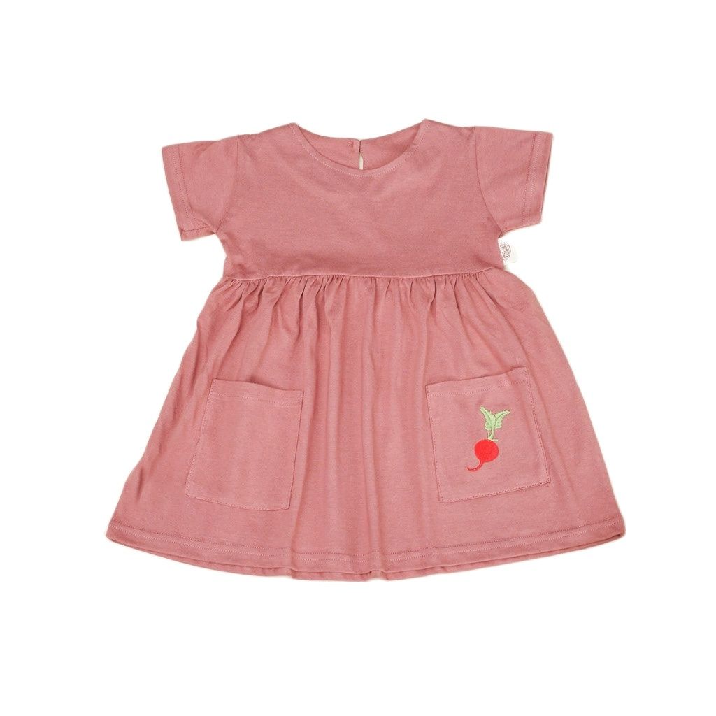 ZASKIYA - LILO POCKET DRESS ANAK PEREMPUAN 1-5 TAHUN EARTH TONE EDITION