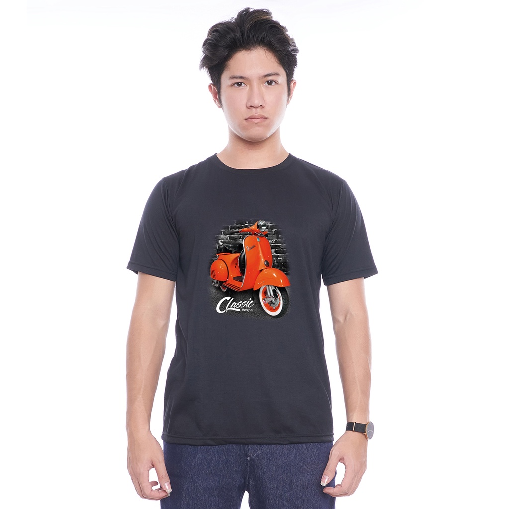 Kaos Oblong Pendek Classic Vespa