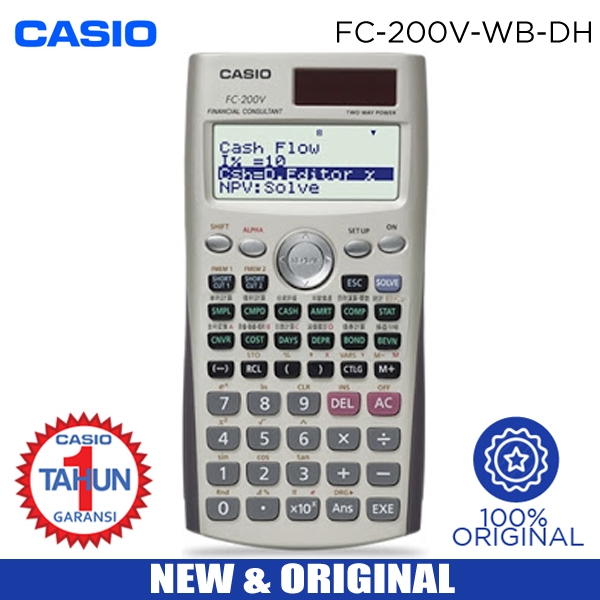 

KALKULATOR CASIO FC 200V