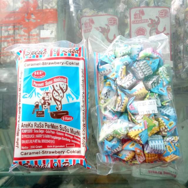 

Permen susu caramels 9 rasa pangalengan 200gr