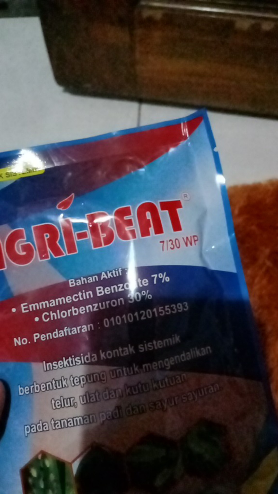 Obat Insektisida Sagribeat 7/30wp 80gr
