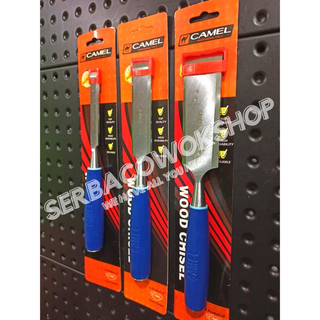 Paket Pahat Kayu Set isi 3 Ukuran 1/2-1-1 1/2 Wood Chisel GG Fiber Termurah Berkualitas