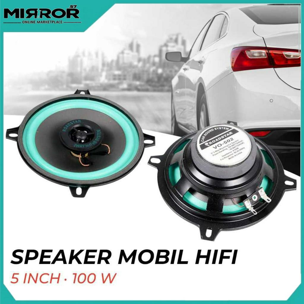 Speaker Mobil Subwoofer HiFi 5 Inch 100 W 1 PCS