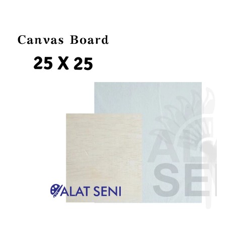 

Canvas Board 25x25cm / Kanvas Lukis PIpih / CANVAS 25X25
