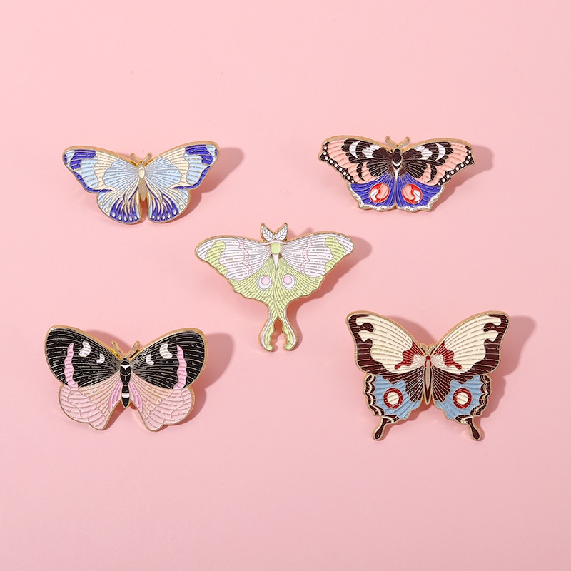 Bros Pin Model Butterfly Warna-Warni Untuk Hadiah Teman