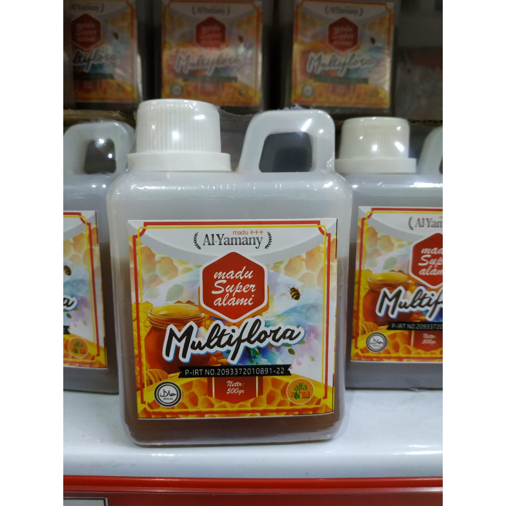 

MADU MULTIFLORA AL YAMANY - MADU ASLI NATURAL HONEY 500 gram