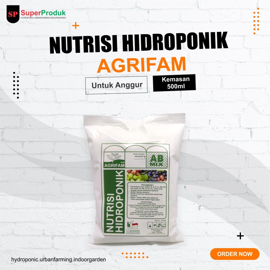 Nutrisi Hidroponik Abmix Anggur 500ml nutrisi hidroponik Agrifam