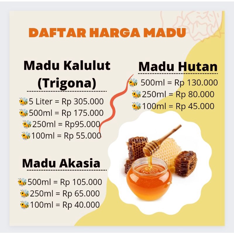 

Madu asli