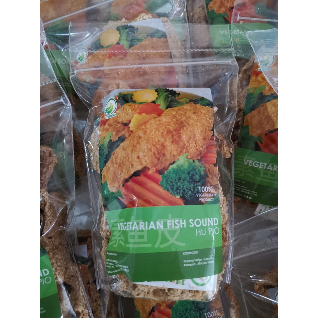 HU PIO VEGETARIAN 100GR / FISH SOUND VEGETARIAN