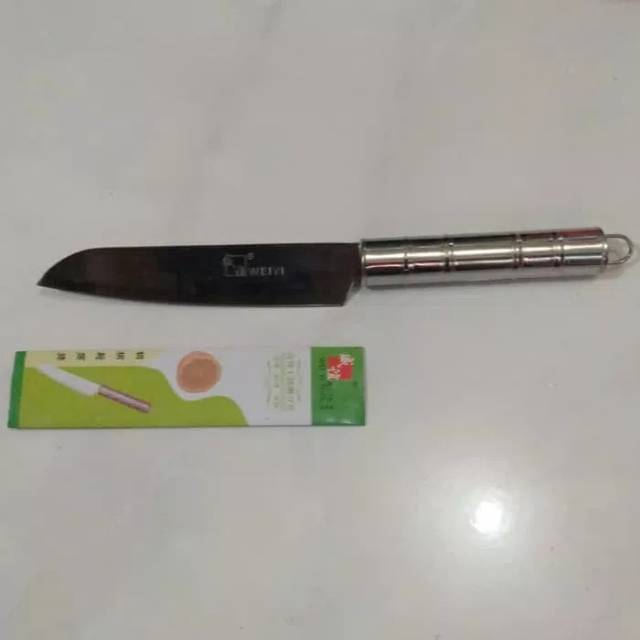 Kitchen knife pisau dapur gagang stainless steel