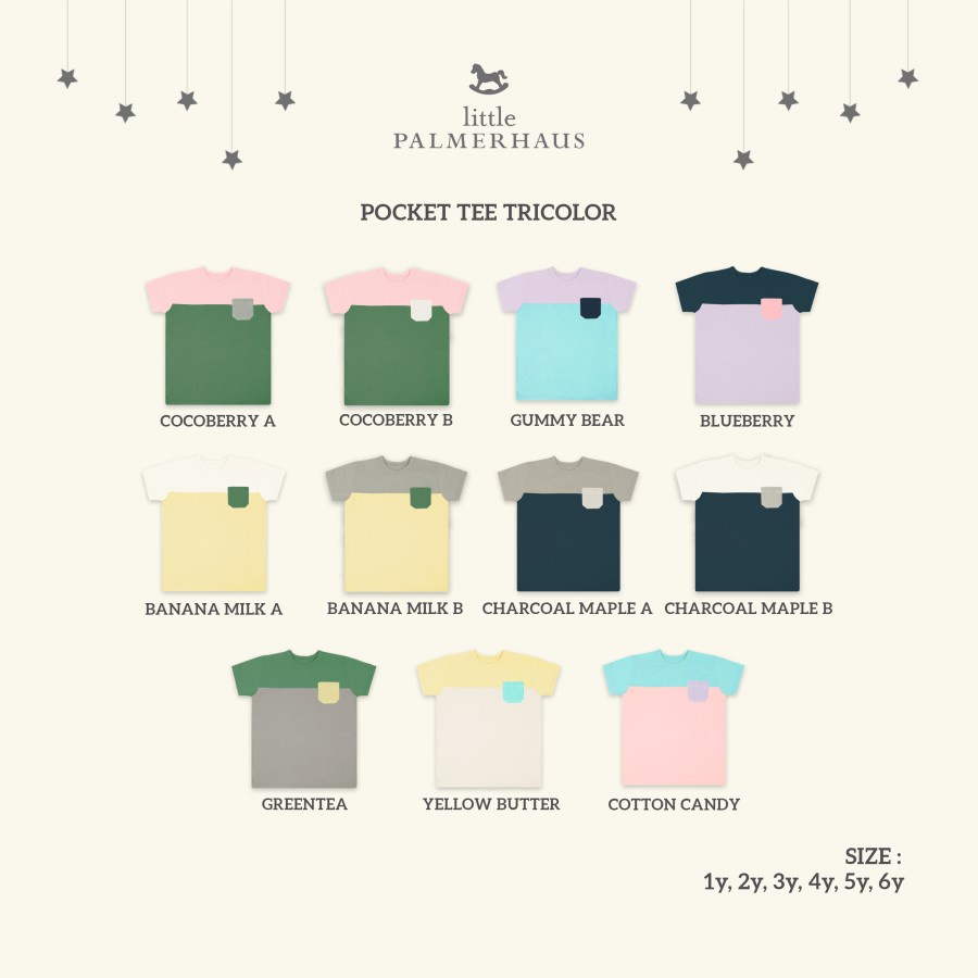 Little Palmerhaus Pocket Tee 3 color ( satuan )