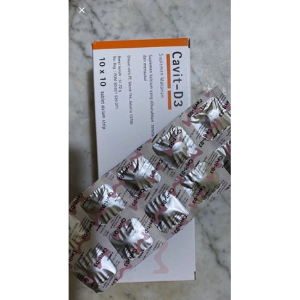 Cavit d3 vitamin strip