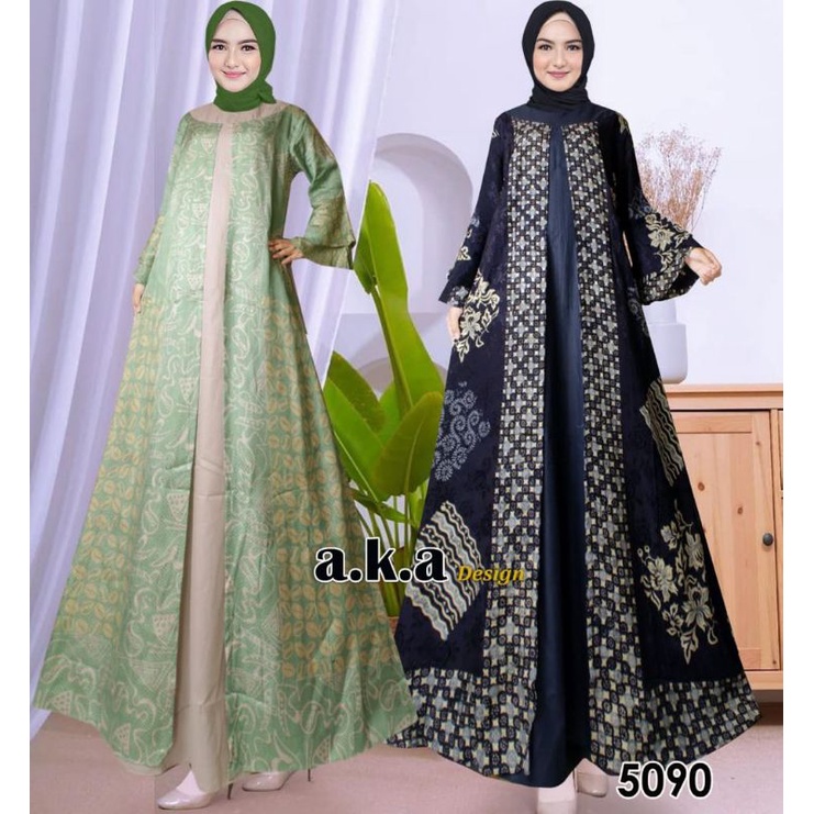 [5090]KEBAYA ORIGINAL//KEBAYA MODERN//GAMIS VISCOSE PREMIUN/SEMI SUTRA//Kode AKA