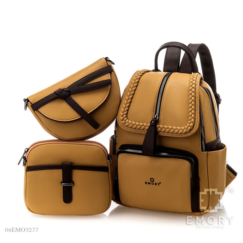3277 NEW ARRIVAL RANSEL EMORY ASRAFY | KELUARAN TERBARU TAS EMORY CANTIK DAN MURAH SET 3 IN 1
