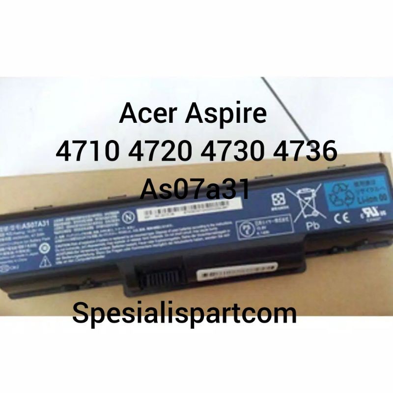 Baterai Batrai Original Acer Aspire 4710 4720 4730 4740 4710G 4710Z 4720G 4720Z 4720ZG