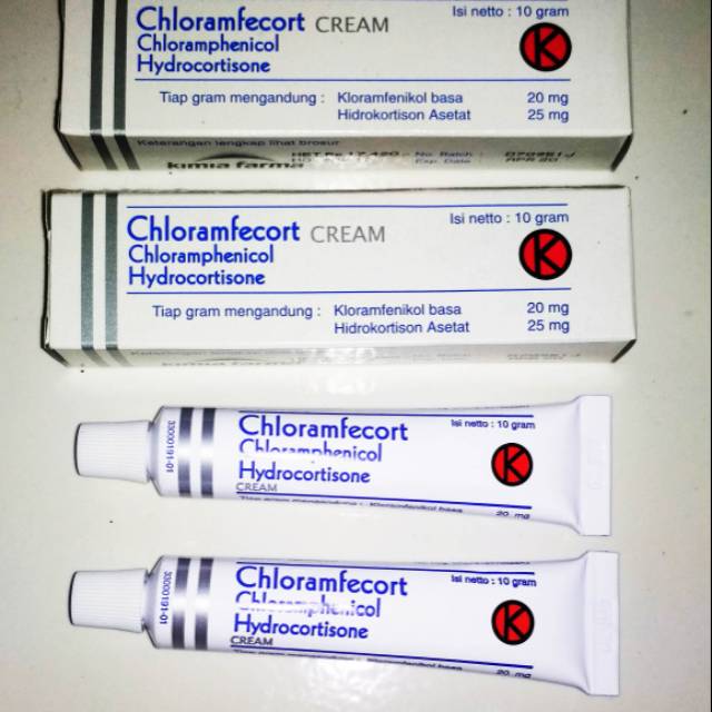 Chloramfecort Cream 10mg Salep Kulit Gatal Alergi Jamur Kulit Bentol Baru Bpom Shopee Indonesia