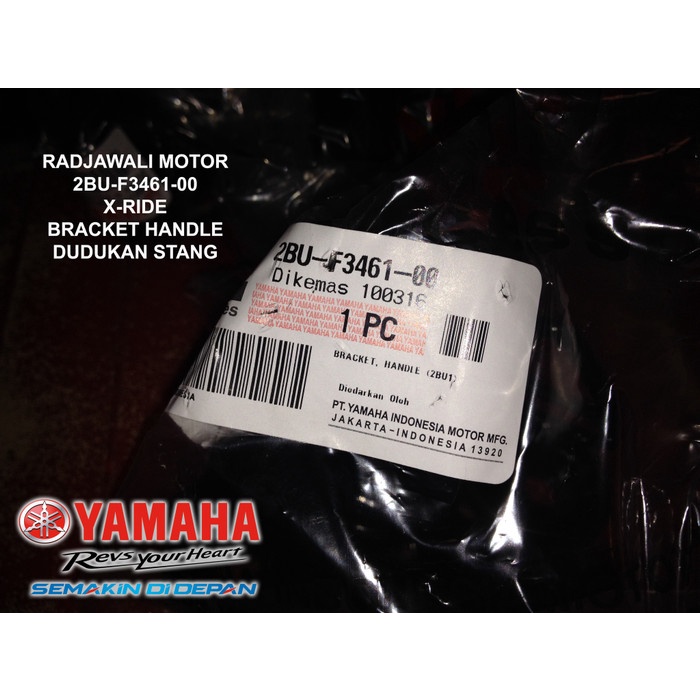 DUDUKAN / BREKET STANG YAMAHA X-RIDE ORI OEM ASLI {Property By Radjawali Part Motor}