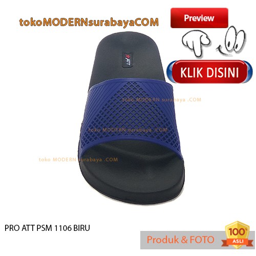 PRO ATT PSM 1106 BIRU sandal pria selop karet murah