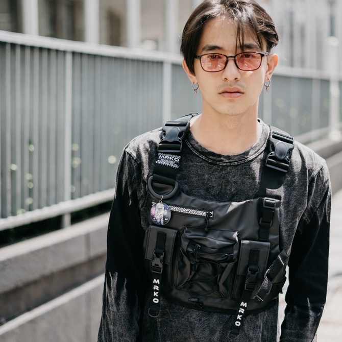 Tas Dada Pria Tactical Waterproof Chest Bag Bodypack MRKO