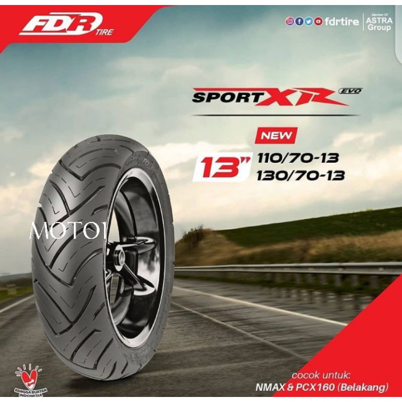 BAN DEPAN NMAX FDR SPORT XR EVO 110/70-13 TUBELESS