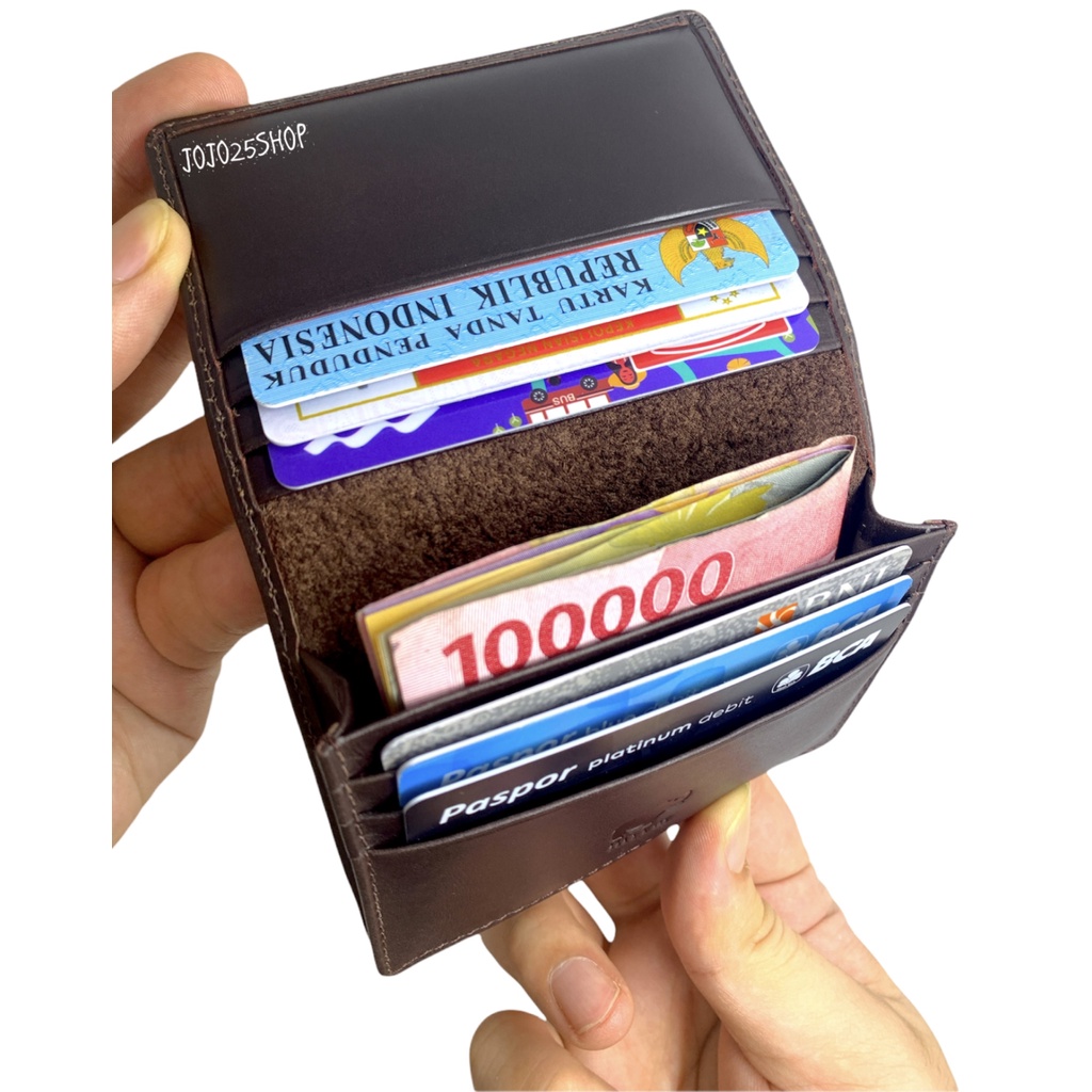 DOMPET KARTU / CARD HOLDER KULIT ASLI PRIA WANITA RHYM 23