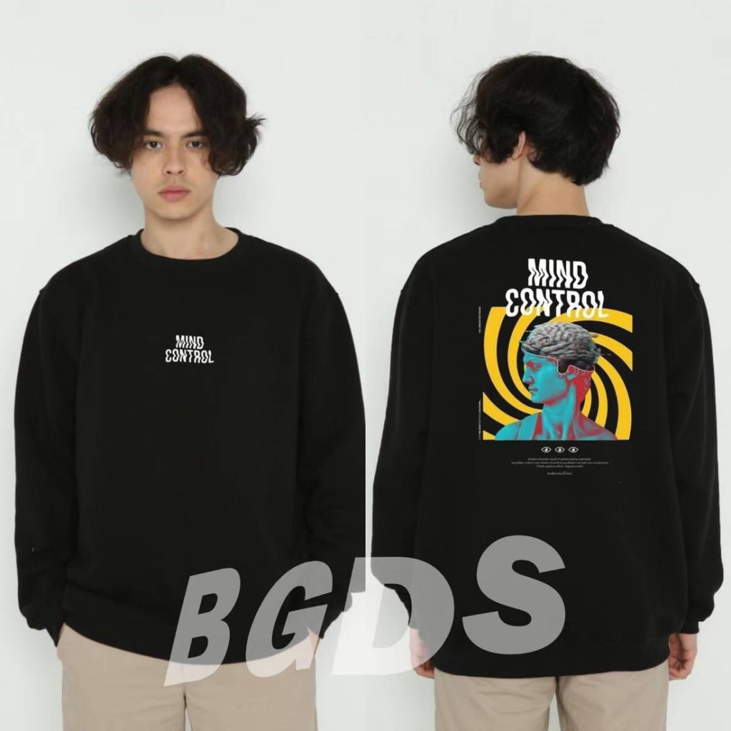 Sweater Pria Wanita Crewneck Distro Bandung [COD]