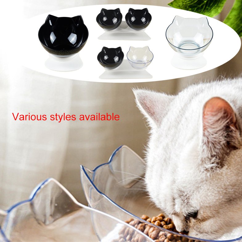 8/24】 Cat Bowl Automatic Drinking Cat Supplies Cat Food Bowl Pet 