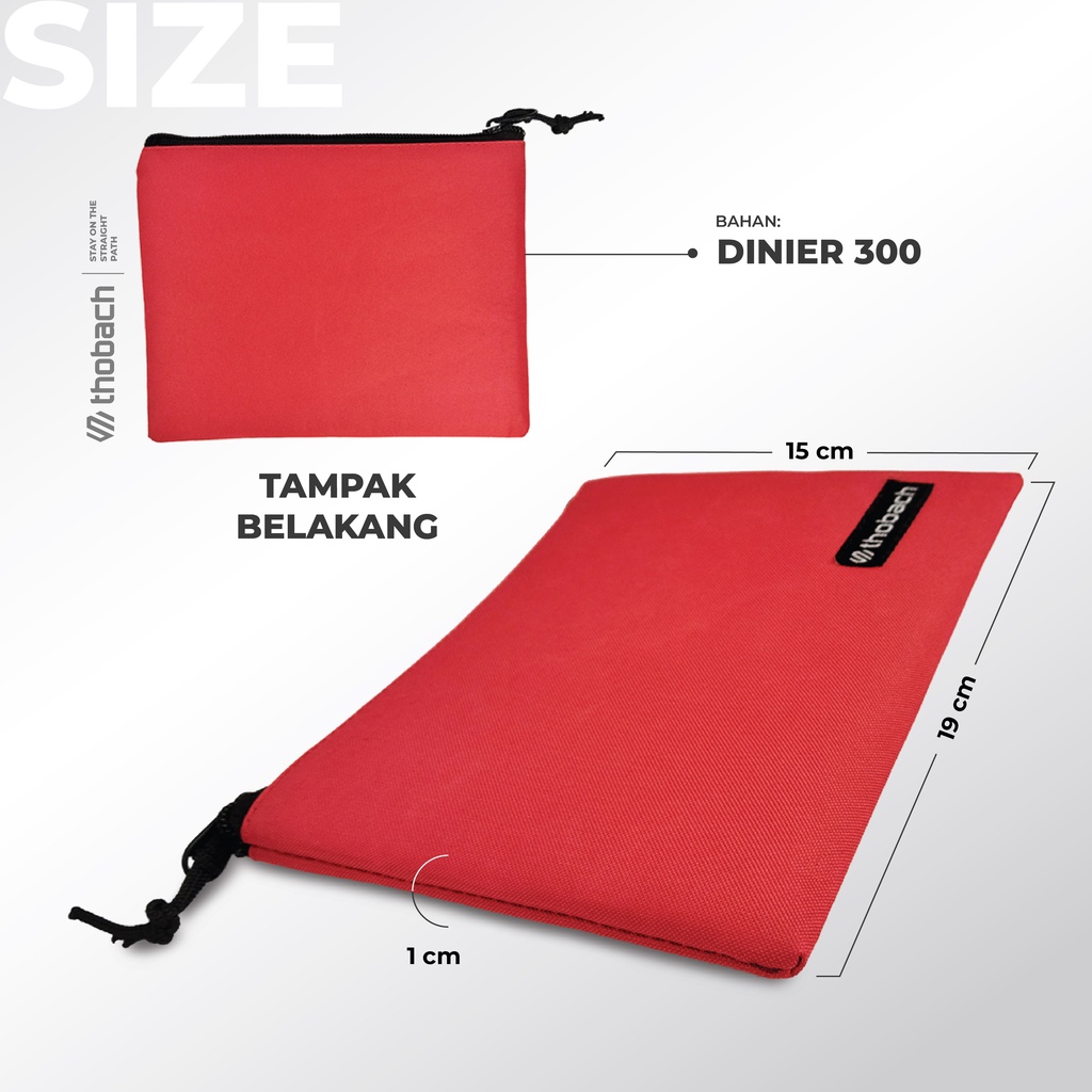 THOBACH-POUCH BAG HAND SQUARE DOMPET PRIA WANITA