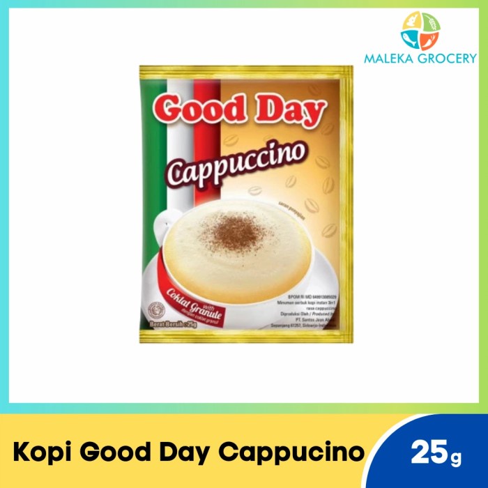 

Good Day Cappucino 25 gram