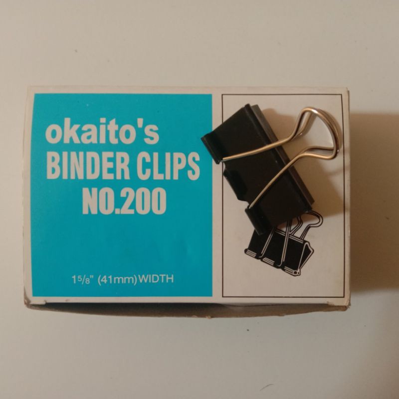 

Promo cuci gudang Okaito's Binder Clips no. 200