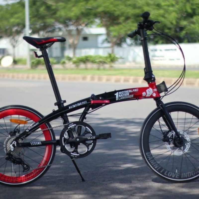 sepeda lipat element 20 , ecosmo 10 sumpah pemoda
