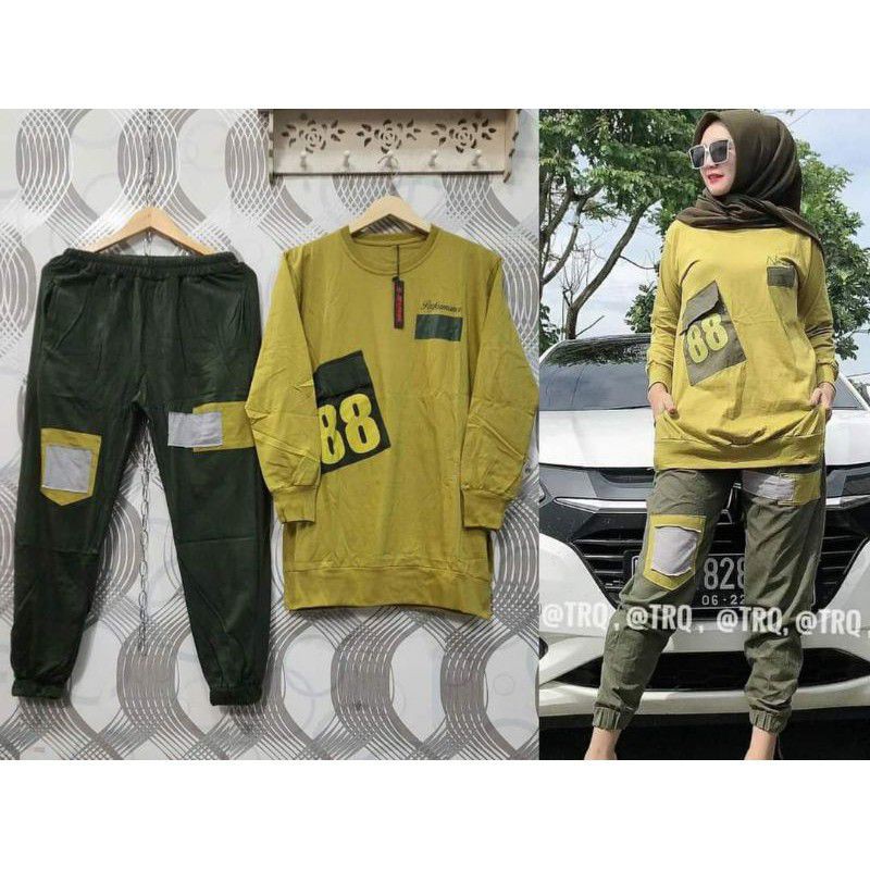 TERBARU..Set Cel Full Combat JEVANNI 88