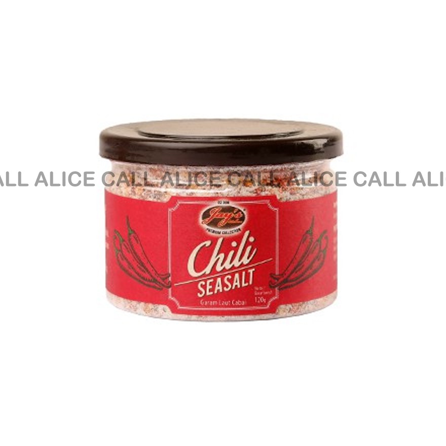 

JAY'S CHILI SEA SALT 120GR JAYS GARAM LAUT