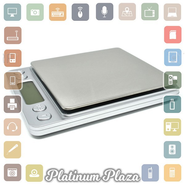 Timbangan Dapur 1kg 0.1g - Silver`77QOV4-