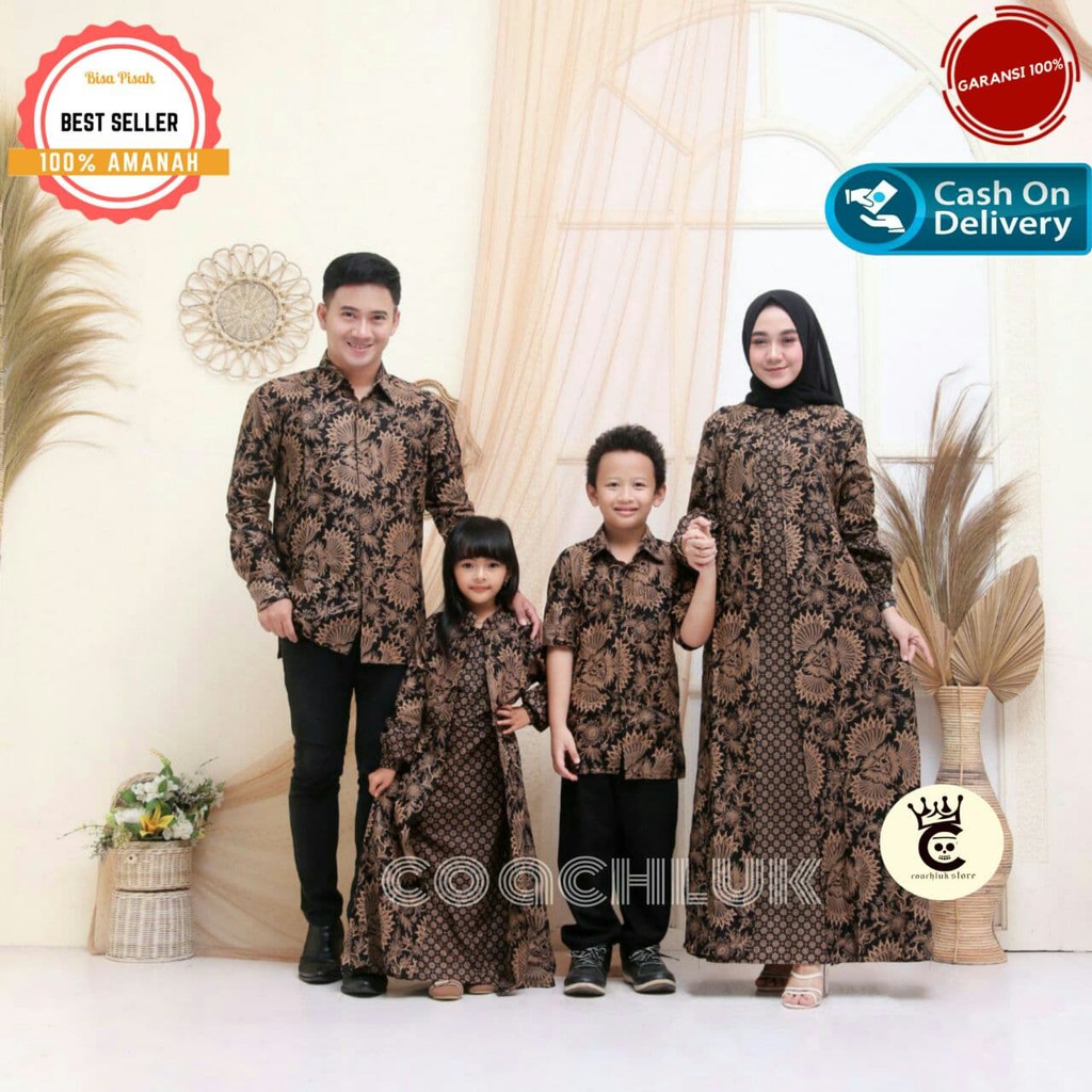 Maura Couple - Batik Couple Keluarga Ori Ndoro Jowi Dnt Garansi Termurah Shopee - Batik Couple