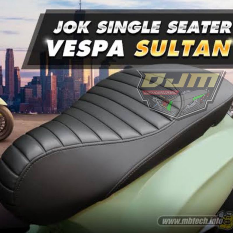Kulit Jok Vespa Bahan MBtech Carrera