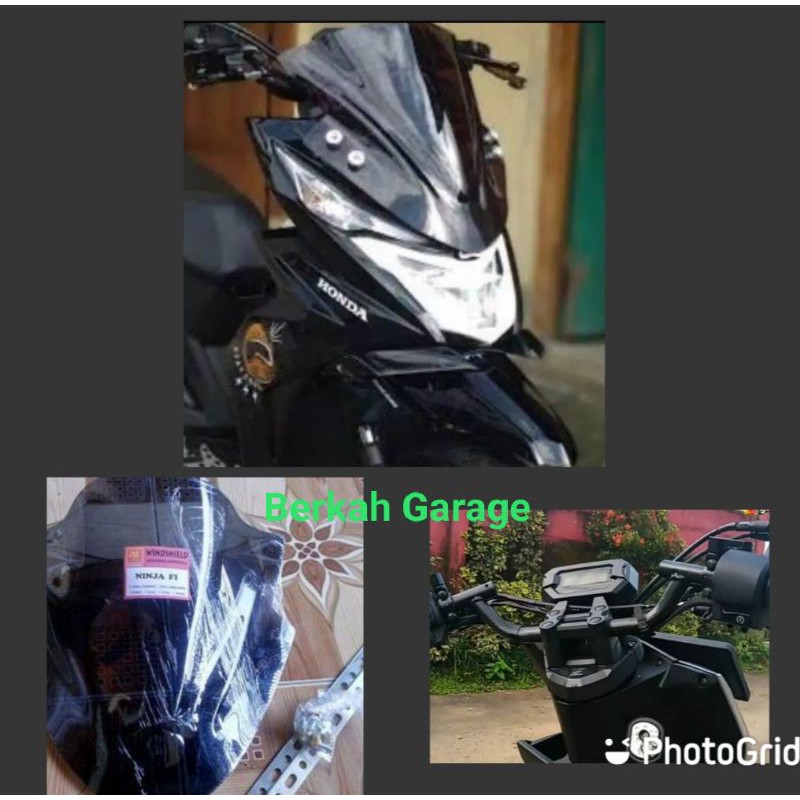 Paket Hemat Beat Streat Visor Plus Stang Sprinter Beat Streat Tebal