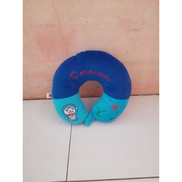 bantal leher bordir komputer bahan pelboa lembut