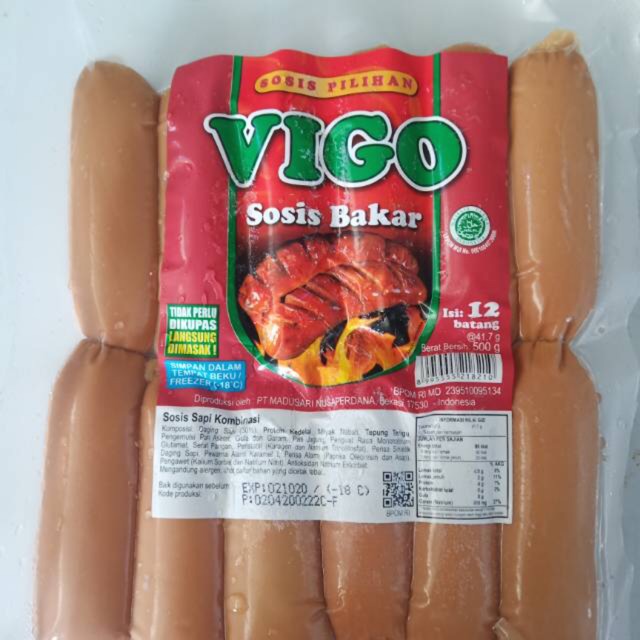 Sosis bakar vigo sapi / sosis jumbo ayam/ mini / bakar