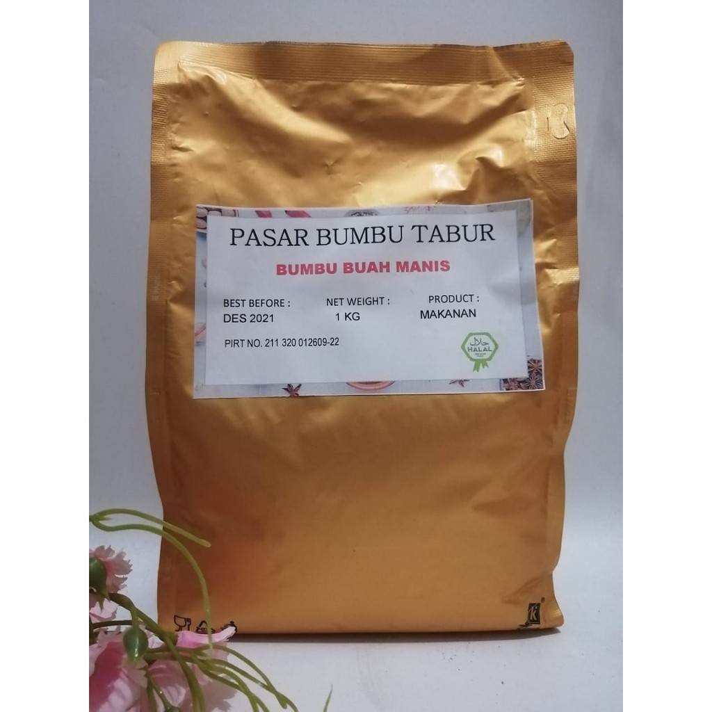 

BUMBU TABUR BUMBU BUAH MANIS 1 KG BUBUK MAKANAN ENAK MURAH HALAL